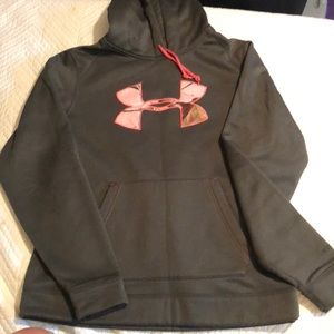 Under Armour army green sweatshirt